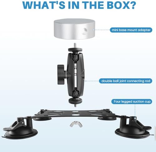Starlink Mini Mount – Versatile Suction Cup Mounting Kit for Enhanced Mobile Internet Access, Perfect for Sunroofs, Windows, and Roofs – Adjustable Design for Optimal Signal Reception and Effortless Installation – Lightweight and Portable Starlink Accessory for Reliable Connectivity on the Go