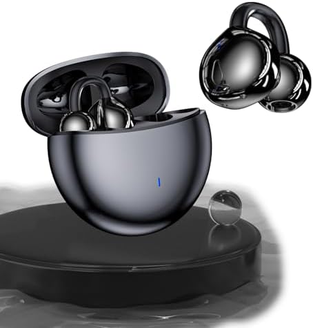 Revolutionary Bone Conduction Bluetooth Earbuds – Lightweight Clip-On Headphones for Active Lifestyles, Perfect for Sports and Outdoor Adventures – Sweatproof, Open Ear Design for Enhanced Comfort and Safety – Stay Aware While Enjoying Premium Sound Quality – Ideal for Commuters, Joggers, and Fitness Enthusiasts – Effortless Wireless Connectivity with Fast Pairing for Uninterrupted Listening – Durable and Portable for Everyday Use – Elevate Your Audio Experience with Innovative Technology that Combines Style and Functionality.