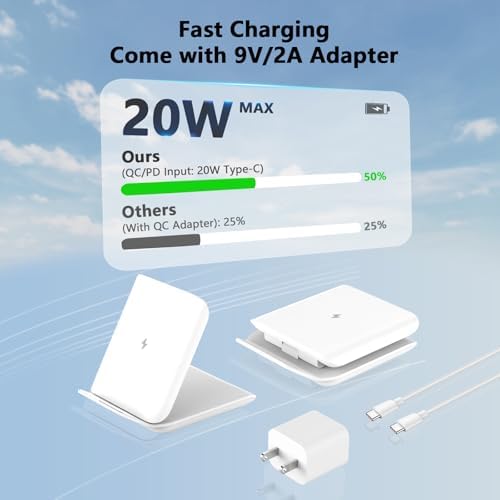 Portable 2-in-1 Fast Charging Station for Samsung Galaxy Z Flip Series – Foldable Wireless Charger with Enhanced Compatibility for Galaxy S, Note, and Watch – Ideal Travel Companion with Adapter Included – Sleek Black Design for Effortless Power on the Go