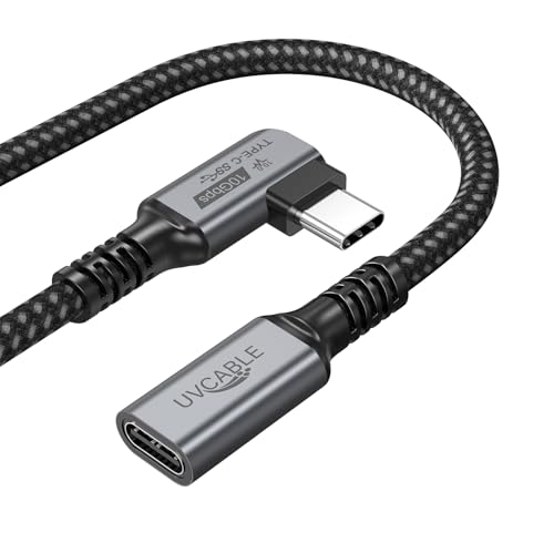 High-Performance 10 FT USB C Extension Cable – 100 W Power Delivery, 10 Gbps Data Transfer, 4 K UHD Video Support – USB 3.2 Gen 2 Male to Female Connector for Fast Charging and Seamless Connectivity with i Phone, Galaxy, PC, Monitor, and SSD – Durable & Versatile Accessory for Enhanced Tech Efficiency