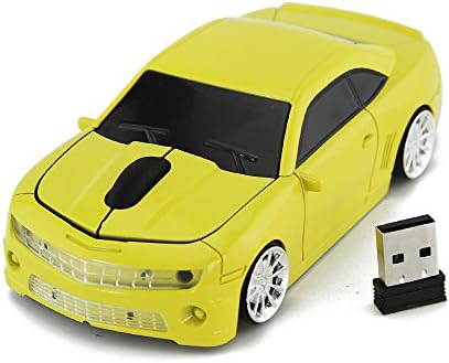 Rev Up Your Productivity with the Ai5 G Wireless Sport Car Shape Mouse – Sleek Optical Mice for Laptop and Desktop, Featuring 2.4 GHz Nano USB Connectivity and Eye-Catching LED Headlight (Red) – Perfect for Gamers and Automotive Enthusiasts!