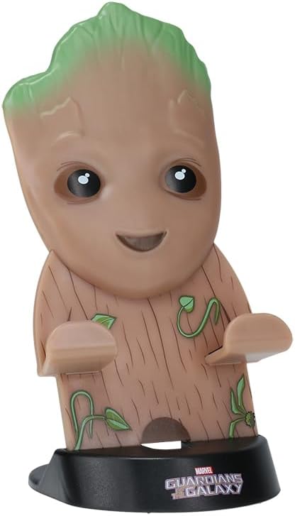 Guardians of The Galaxy Offical Licensed Desk Accessory by Paladone, Groot Phone Holder, Compatible with any Cell Phohe or Mobile Device, Marvel Gift – Enhanced Compatibility and Speed