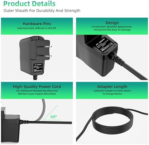 Optimized 4.8 V AC DC Adapter for EMSI Flex-MT Plus – Global-Compatible Power Cord with Advanced Safety Features Ensuring Device Efficiency, Reliability, and Uninterrupted Performance for EMSI Flex-MT Plus Users