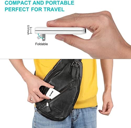 Ultra-Slim 30 W Fast USB C Charger for i Phone & Android – Foldable Travel Wall Plug for Swift Charging of i Phone 16 Pro Max, i Pad, Samsung Galaxy, Google Pixel & More – Compact & Lightweight Power Adapter with Safety Features for Everyday Use