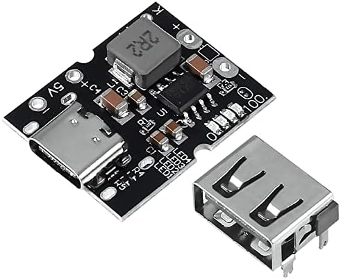 Ultra-Fast Type-C USB Boost Converter Module – 4-Pack 5 V 3.1 A High-Efficiency Charging Kit with Integrated Switch & LED Status Light for Enhanced Mobile Power Bank Functionality and Versatile Device Support