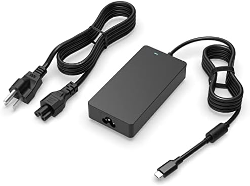High-Performance 90 W USB-C AC Adapter for Dell Laptops – Enhanced Safety & Compatibility with Latitude, Precision, and XPS Series – 30-Day Replacement Guarantee & 360-Day Quality Assurance – Ideal for Fast Charging & Reliable Power Supply