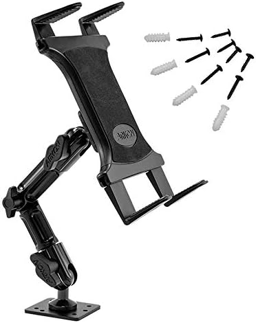 ARKON Long Arm Windshield Suction Mount for i Pad Air & Pro – Premium Hands-Free Tablet Holder for Safe Navigation and Streaming – Durable, Adjustable Car Mount with Powerful Suction and Sleek Black Design – Perfect for Video Calls and On-the-Go Entertainment