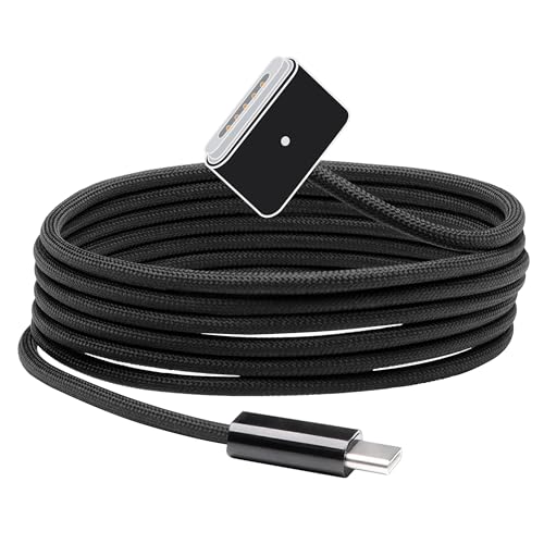 Zeit Nah 140 W USB-C to Magnetic 3 Charging Cable for Mac Book Pro & Air – 2 m Length for Rapid Power Delivery, Enhanced Durability, and Ultimate Convenience in Charging Solutions