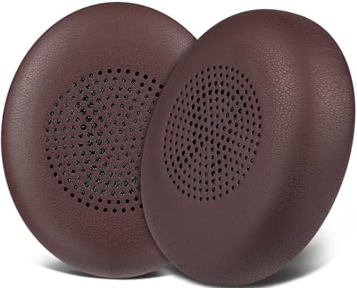 Premium SOULWIT Replacement Earpads for Jabra Evolve2 65 & 40 – Ultra-Comfort Protein Leather Cushions for Enhanced Sound Isolation and Longevity – Effortless Installation in Sleek Black Finish – Perfect On-Ear Headset Upgrade for Extended Listening and Productivity