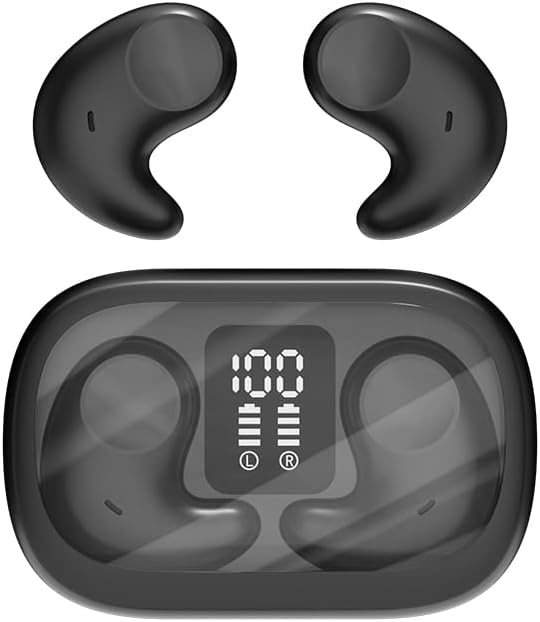 Invisible Comfort Wireless Sleep Earbuds for Side Sleepers – 58-Hour Noise-Cancelling Bliss with Crisp Call Clarity in Stylish Off White – The Essential Audio Solution for Restful Sleep and Effortless Connectivity