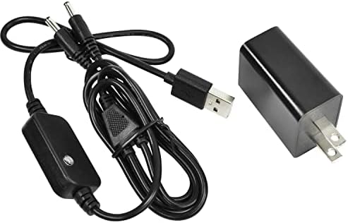 SAVIOR HEAT 7.4 V Dual Port USB Wall Charger – High-Speed Adapter for Heated Gear with Enhanced Compatibility & Compact Design for Outdoor Enthusiasts – Reliable Power Solution for Li-Polymer Batteries
