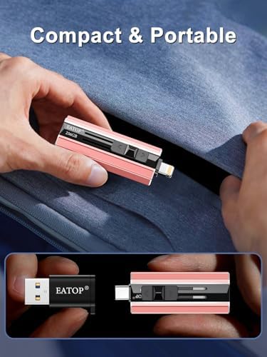 High-Speed 512 GB Flash Drive for i Phone & i Pad – Versatile USB Memory Stick for Effortless Backup of Photos & Videos, Compatible with Android & PC – Plug and Play Convenience, Sleek Red Design for Modern Tech Lovers