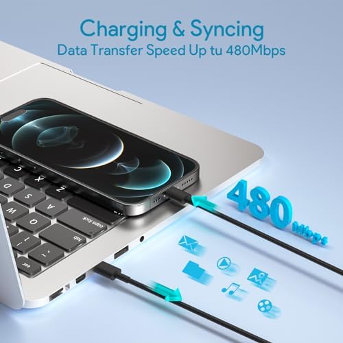 High-Speed 67 W USB-C Charger for Mac Book Pro & Air – Compatible with 13/14 Inch Models, Includes 6.6 ft USB-C Cable for Rapid Charging and Data Transfer – Versatile Power Adapter for 12 Inch Mac Book and All USB-C Devices – Enhanced Safety Features & Smart Charging Technology for Optimal Performance