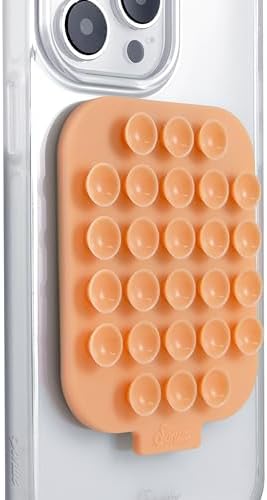 Sonix Magnetic Silicone Suction Cup Phone Mount for i Phone – Fluorescent Green Mag Safe Compatible Holder for Hands-Free Navigation and Streaming – Secure Grip, Easy Installation, and Vibrant Style for Your Vehicle Interior