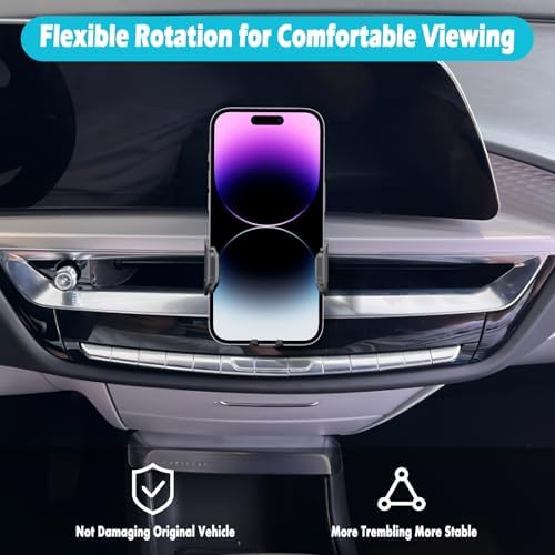 Car Phone Holder Fits for Cadillac Lyriq 2023-2025 Accessories,Thick Cases Friendly,Cell Phone Mount for 4-7 in Phones,360 Degree Rotation,Easy to Install – Enhanced Compatibility and Speed