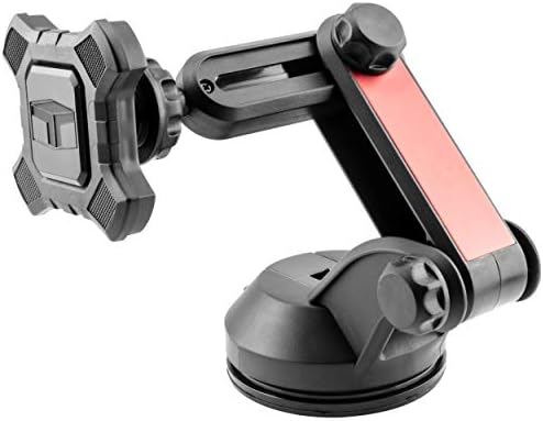 Tuff Tech 24600 Enhanced Magnetic Phone Holder with Adjustable Extension Arm – Ultimate Windshield/Dash Mount for Secure Smartphone Access and Navigation Convenience