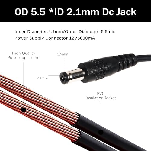 12 V High-Efficiency Power Supply Adapter – Versatile AC to DC Converter for LED Lighting and Low-Voltage Applications – 3 A Compact Design with Advanced Safety Features for Reliable Performance and Easy Installation