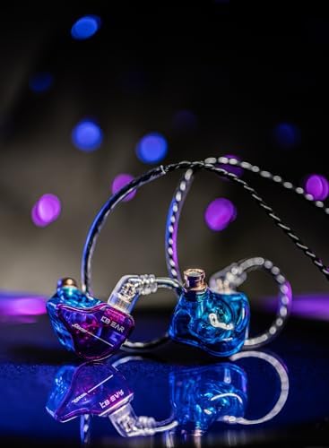 Unleash Superior Sound Quality with KBEAR Storm In-Ear Monitors – High-Fidelity 10 mm Dynamic Driver Earbuds in Stunning Purple for Musicians and Audiophiles – Ideal for Studio Use and Live Performances with Unmatched Comfort and Clarity
