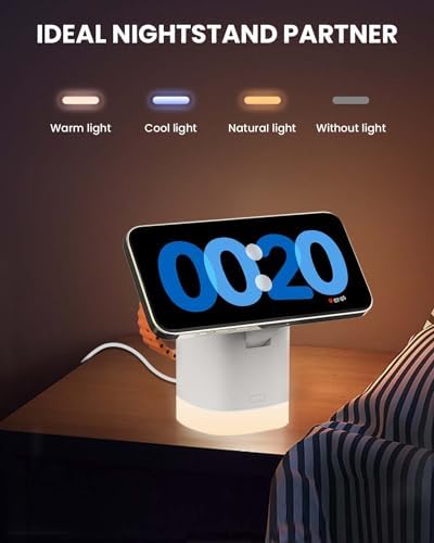 Travel-Ready Joy Geek 3-in-1 Wireless Charging Station – Fast Mag-Safe Charger for i Phone 16-12 Series, Apple Watch Series 10-2, and Air Pods Pro – Ultimate Compatibility and Speed for On-the-Go Lifestyle