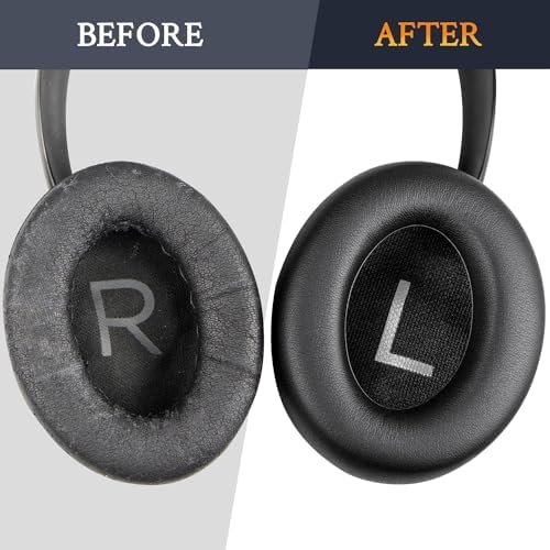Upgrade Your Bose 700 Headphones with SOULWIT Luxurious Replacement Earpads – Premium Protein Leather & High-Density Foam for Optimal Noise Isolation and Comfort – Stylish Purple-Black Design Perfect for Audiophiles & Casual Listeners