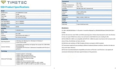 Timetec 512 GB NVMe PCIe Gen3 M.2 2280 SSD – Unmatched Speed and Reliability for Gamers and Creators – Experience Blazing Read Speeds of Up to 2,000 MB/s and Write Speeds of 1,600 MB/s – Perfect Upgrade for Enhanced Performance and Seamless Multitasking in PCs and Laptops – Elevate Your Data Storage with Advanced 3 D NAND Technology for Lasting Durability and Lightning-Fast Transfers – Compact M.2 2280 Form Factor Designed for Effortless Installation and Maximum Compatibility – Transform Your Workflow and Gaming Experience with a High-Performance Solid State Drive That Redefines Speed and Efficiency.