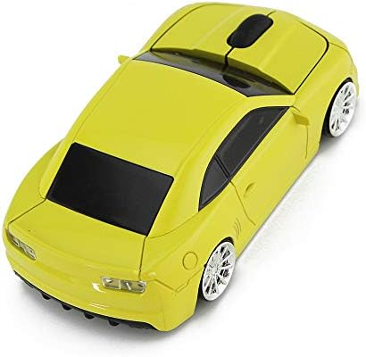 Rev Up Your Productivity with the Ai5 G Wireless Sport Car Shape Mouse – Sleek Optical Mice for Laptop and Desktop, Featuring 2.4 GHz Nano USB Connectivity and Eye-Catching LED Headlight (Red) – Perfect for Gamers and Automotive Enthusiasts!