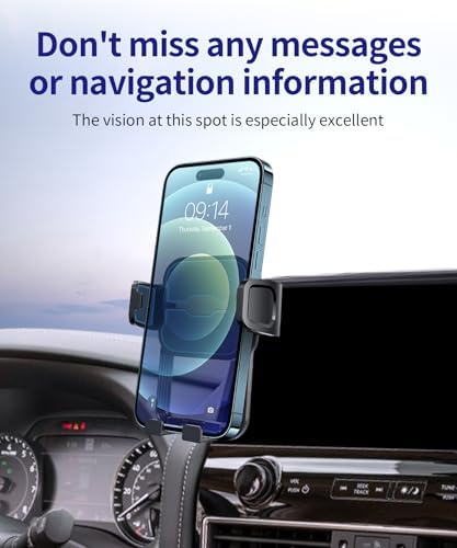 Car Phone Holder for 2021-2024 Nissan Armada, 360° Rotation, 12.3 inch Screen Fixed Clip, Auto Accessories Navigation Bracket, Interior Decoration Mobile Phone Mount – Enhanced Compatibility and Speed