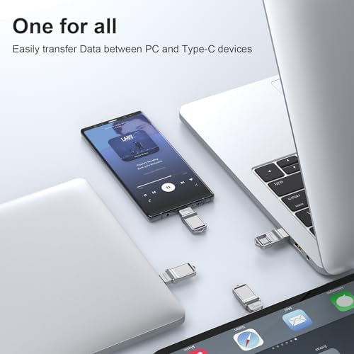 TOPESEL 128 GB Waterproof USB C Flash Drive – Dual USB 3.0 A & Type C Thumb Drive for Seamless Data Transfer on Computer, Mac, Smartphone & Tablet – Compact, Durable OTG Storage Solution for Professionals and Students