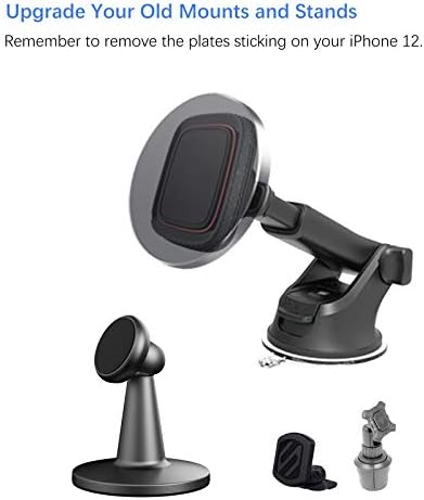 Kuaguozhe Magnetic Wall Mount for Mag Safe Accessories – Versatile Adhesive Holder for i Phone 15, 14, 13, 12 Pro Max Plus Mini – Sleek Dashboard Car Mount Enhancing Accessibility and Efficiency in Home and Office Spaces
