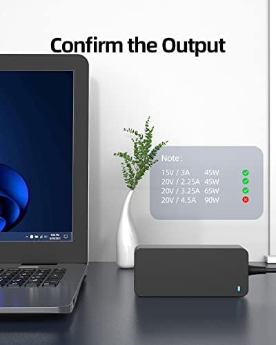 Ultra-Fast USB-C Charger for Lenovo Think Pad X1 Series – 65 W & 45 W Power Delivery, Compatible with All Generations from 1 to 11, Ensured Safety & Reliable Performance for Yoga & Nano Models – 30-Day Hassle-Free Returns, 12-Month Warranty Included