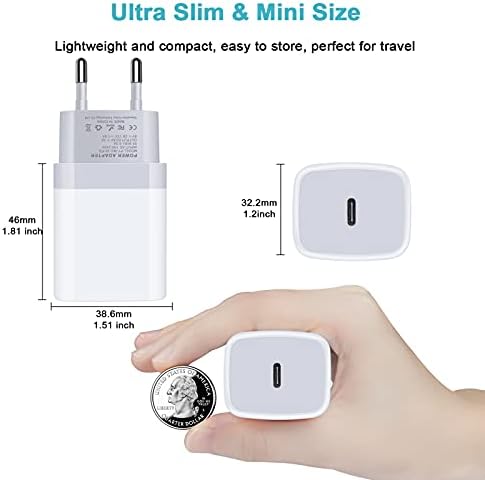 Universal Travel Adapter Kit: 20 W Fast Charging USB-C Converter for US to UK – Dual Port Compatibility for i Phone 16-11 Pro Max, Samsung Galaxy S24, Google Pixel – Lightweight and Compact Travel Essential for Effortless Power on the Go