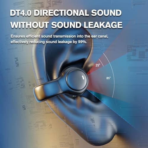 Revolutionary Wireless Clip-On Bone Conduction Earbuds – Open Ear Bluetooth Headphones for Ultimate Comfort and Safety – Waterproof Design for Active Lifestyles – Superior Sound Quality with Seamless Device Compatibility – Ideal for Sports and Outdoor Adventures