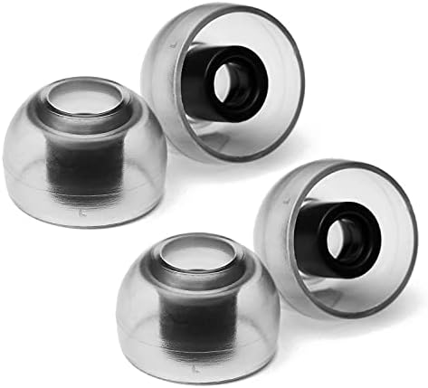 Upgrade Your Listening Experience with AZLA Crystal Standard (L) Earbud Tips – Premium Noise-Canceling Replacement for Wireless Headphones – Compatible with Shure, Sony, Beats, Sennheiser, Jabra, and JBL – Enhanced Comfort and Acoustic Clarity for Extended Use