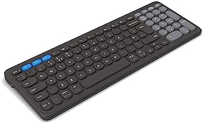 Transform Your Typing Experience with the ZAGG Pro Keyboard 12 – Compact Wireless Charging Multi-Device Keyboard for Windows, mac OS, Android & More – Ergonomically Designed for Comfort & Productivity – Effortless Device Switching for Modern Multitaskers