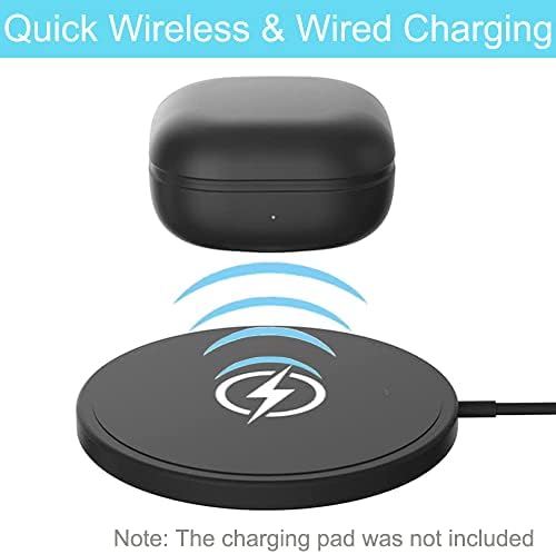 Premium Dual-Function Charging Dock for Samsung Galaxy Buds Pro SM-R190 – Versatile Wireless & Wired Charging Station with Type-C Cable (700 m Ah) – Sleek Black Design for Ultimate Earbud Convenience and Performance