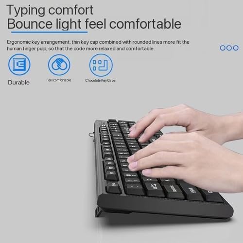 Elevate Your Typing Experience: Ergonomic 2 Pack Wired USB Keyboard with Large Number Pad, LED Indicators & Adjustable Stands for Ultimate Comfort – Perfect for Windows & Mac Users, Waterproof Design for Durability and Speed!