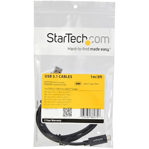 High-Speed 0.5 m USB C to USB C Cable – 10 Gbps Data Transfer & Fast Charging – Versatile USB 3.1 Type-C Connectivity for All Devices – Ideal for Travel & Organization – Durable & Sleek Design for Modern Tech Enthusiasts