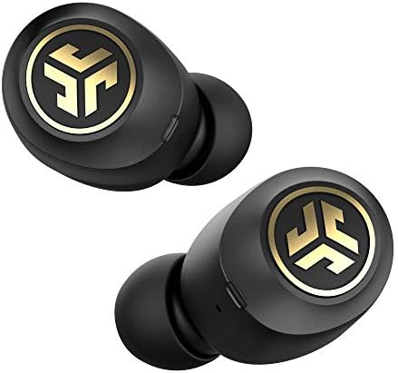 Elevate Your Sound Experience with JLab JBuds Air Icon True Wireless Bluetooth Earbuds – IP55 Sweat Resistant, Black & Gold Finish, Enhanced Bluetooth 5.0 Connectivity, Stereo Calling, and 3 Custom EQ Settings for Personalized Audio Enjoyment