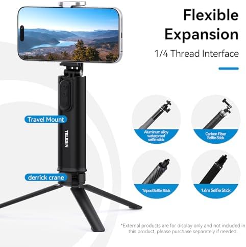 Universal Airplane Phone Holder, Handsfree Bluetooth Phone Stand with 360° Rotation, Travel Essentials Page Turner Remote for TikTok & Mobile Controller, Ideal for Flying, Home, and Office Use – Enhanced Compatibility and Speed