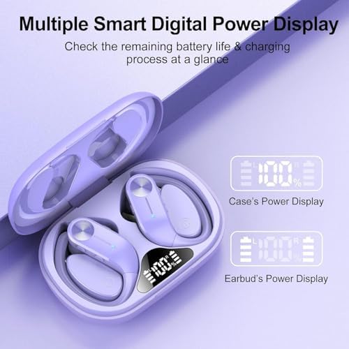 Transform Your Audio Experience with Cutting-Edge Bluetooth 5.4 Wireless Earbuds – Hi-Fi Stereo Sound with Advanced ENC Noise Cancellation – IP7 Waterproof for Ultimate Durability – 68-Hour Battery Life with Dual LED Display for Real-Time Monitoring – Perfect for Active Lifestyles and Everyday Connectivity