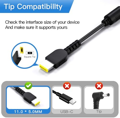 High-Efficiency 300 W AC Power Adapter for Lenovo Legion & Think Pad – Reliable 20 V 15 A Charger for Legion 7/7 i, Y720/Y740, R9000/R7000 Models – Includes 11 x5 mm Connector & Durable Power Cord – 30-Day Satisfaction Guarantee and 24/7 Customer Support