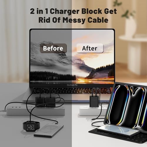 45 W Samsung Super Fast Charger Duo with 10 ft USB C to C Cable – Ultimate Charging Solution for Galaxy S25/S24/S23/S22 Series and Note 20/10 – Enhanced Speed, Versatile Use, and Durable Design for Everyday Convenience