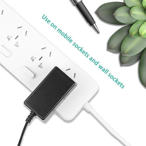 Universal 18 V 2 A AC Adapter with 8 Interchangeable Tips – Versatile and Compact Power Supply for 100-240 V Input, Ideal for 1 A to 2 A Devices – Reliable DC Converter with Standard 5.5 x 2.5 mm Output Jack – Perfect for Home, Travel, and Electronic Equipment Compatibility