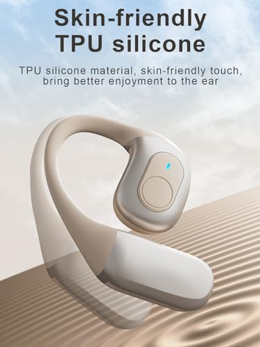 Lightweight Open-Ear Bluetooth 5.3 Sport Headphones – Premium Audio Performance for Cycling and Running – Sweat-Resistant Design with Digital Battery Display – Stay Aware and Safe with Wireless Comfort – Ideal for Outdoor Enthusiasts and Active Lifestyles
