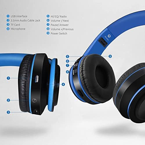 Revolutionary Waterproof Over-Ear Bluetooth Headphones with V5.0 Technology – Ultimate Sound Quality and Noise Isolation for Fitness Lovers, Runners & Outdoor Adventurers – Built-In Mic for Hands-Free Calls and Ergonomic Design for All-Day Comfort