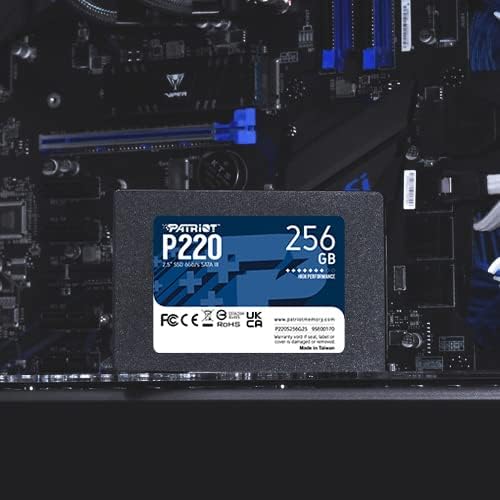 Patriot Memory P220 128 GB SATA III 2.5″ Internal SSD – Blazing Fast Solid State Drive for Enhanced Performance & Reliability – Upgrade Your Storage Today!