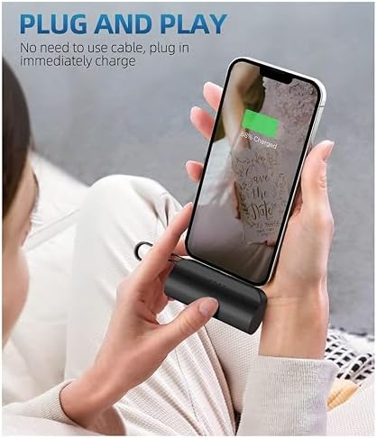Ultra-Compact 5000 m Ah Power Bank for i Phone & Android – Fast Charging Mini Battery Pack with PD Technology, Sleek Pink Design for Travel & Everyday Use – Perfect Compatibility with i Phone 14/13/12/11/XR/XS/8/7