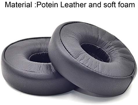 Upgrade Your Audio Experience with Premium Protein Leather N60 NC BT Ear Pads – Soft Foam Replacement Cushions Compatible with AKG N60 NC Wireless Bluetooth Headphones in Classic Black – Enhanced Sound Isolation and Comfort for Long Listening Sessions