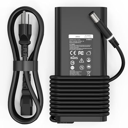 90 W USB-C Power Adapter for Dell Laptops – Ultra-Fast Charging, Slim & Travel-Friendly Design, Compatible with XPS, Latitude, Chromebook & Precision Models – Advanced Safety Mechanisms for Reliable Power On-the-Go