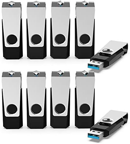 KEXIN 64 GB USB 3.0 Flash Drive 10-Pack – High-Speed, Reliable Data Storage for Photos, Videos & Files – Versatile Portable Memory Sticks Compatible with PCs, Laptops & Consoles – Perfect for Professionals & Students